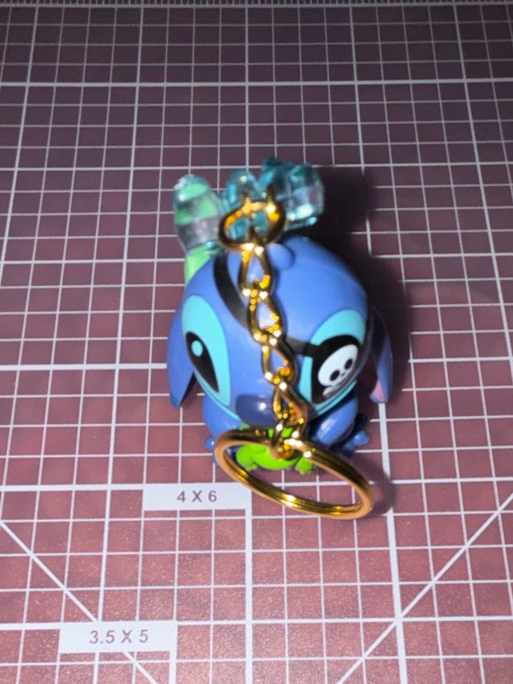 Handmade Pirate Stitch With Frog Keychain
